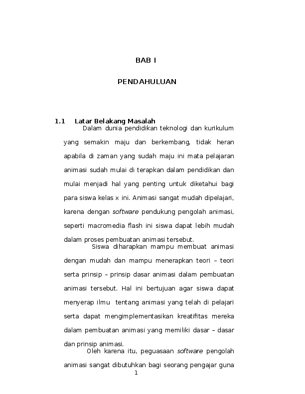 Doc Bab I Laporan Pkl Ilham Hidayah Academia Edu