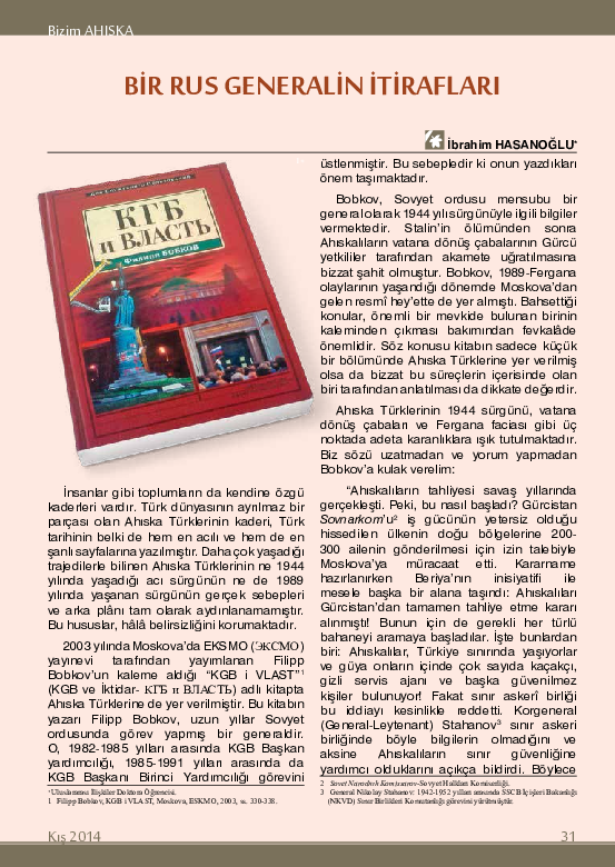 (PDF) BİR RUS GENERALİN İTİRAFLARI