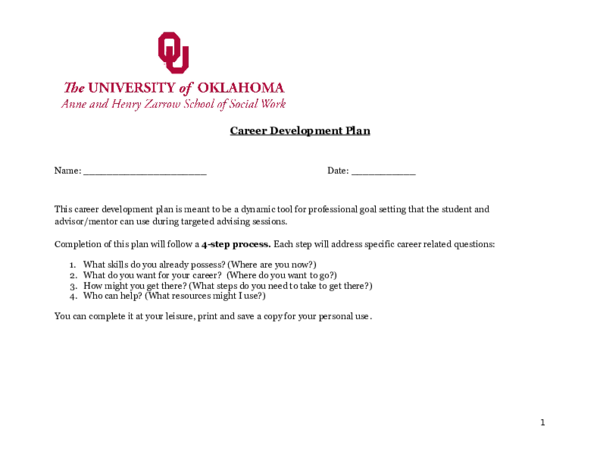 (DOC) Social Work Professional Advising Worksheet