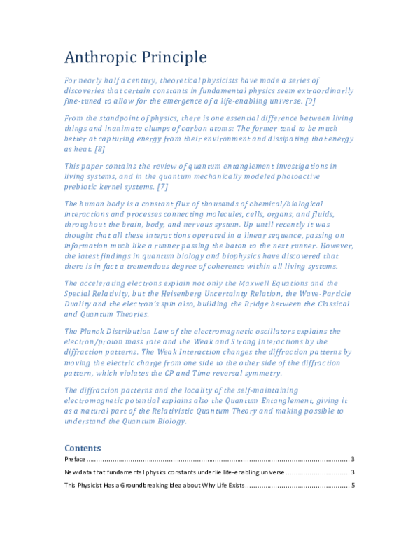 Anthropic principle for christians picture