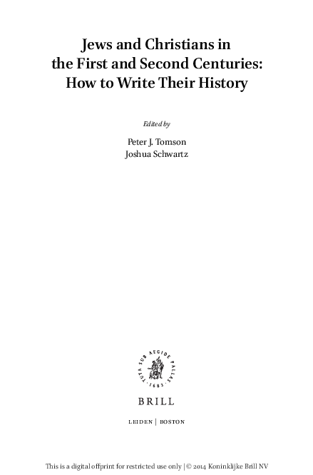 First page of “Why did Judaeans go to war with Rome? Realist-Regional Perspectives”