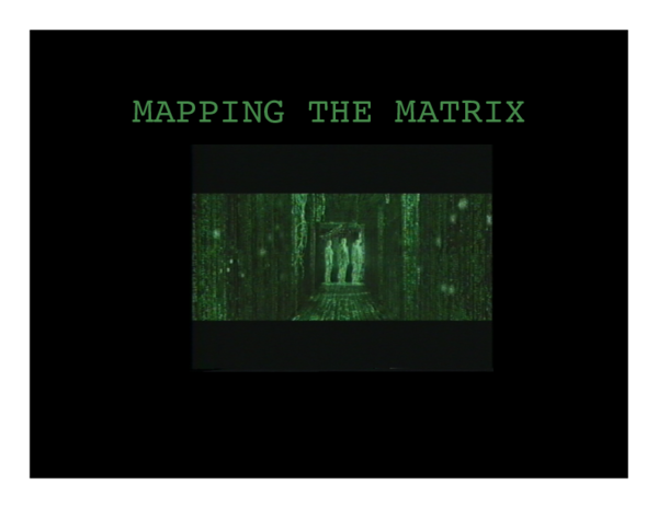 (PDF) 2003 classic. Mapping the Matrix