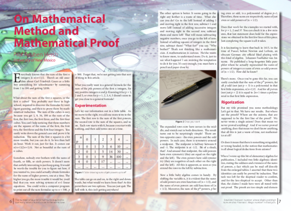 (PDF) Sums of powers of integers. (Published in Eureka, the Cambridge ...