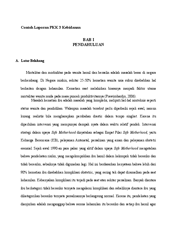 Contoh Struktur Tugas Pkk Pokja PKK