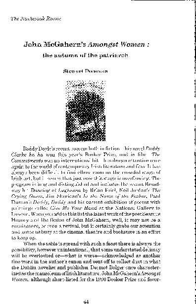 John mcgahern mcgahern john vol 156 essay 06 picture