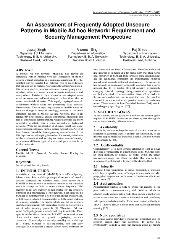 (PDF) An Assessment of Frequently Adopted Unsecure Patterns in Mobile ...