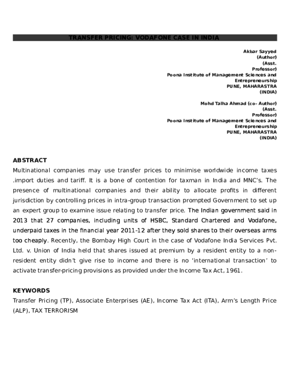 Vodafone africa calling case study image