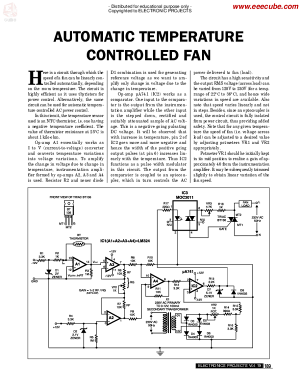 (PDF) AUTOMATIC TEMPERATURE CONTROLLED FAN opt Kumaridevi m