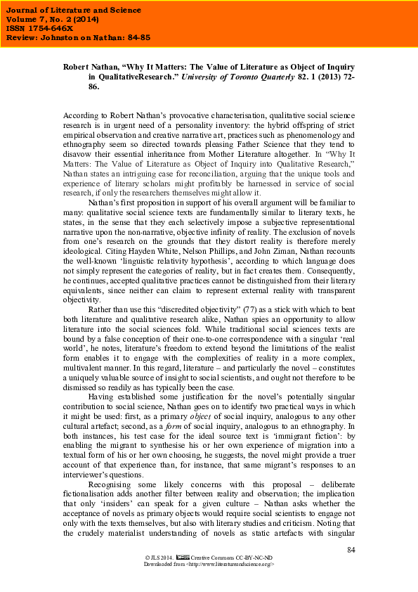 Literature review uoft image