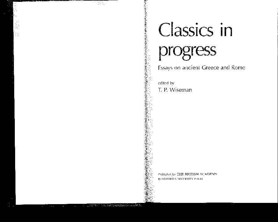 First page of “The 'long' late antiquity: a twentieth-century model? 2001”