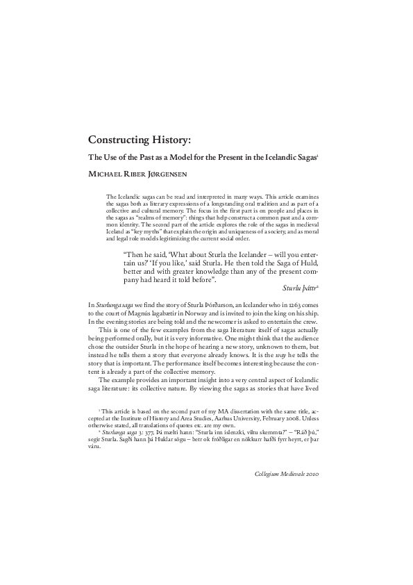 Historical thesis examples image