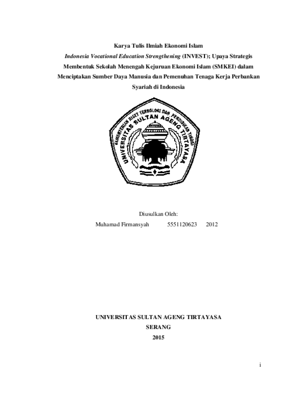 Essay ekonomi islam di indonesia picture