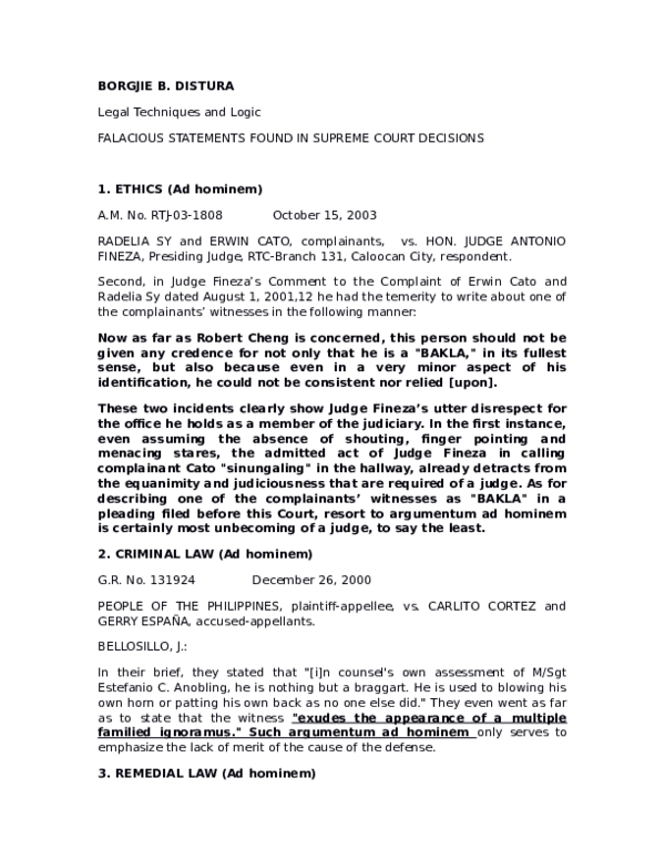 Fallacious statements essay picture