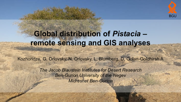 (PPT) Global distribution of Pistacia with focus on the Mediterranean ...