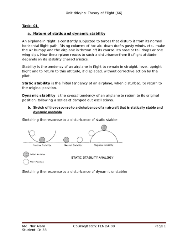  doc task 01 a nature of static and dynamic stability