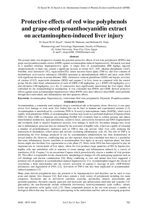 (PDF) Protective effects of red wine polyphenols and grape-seed ...
