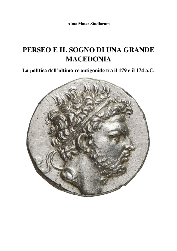 (PDF) PERSEO E IL SOGNO DI UNA GRANDE MACEDONIA. La politica dell