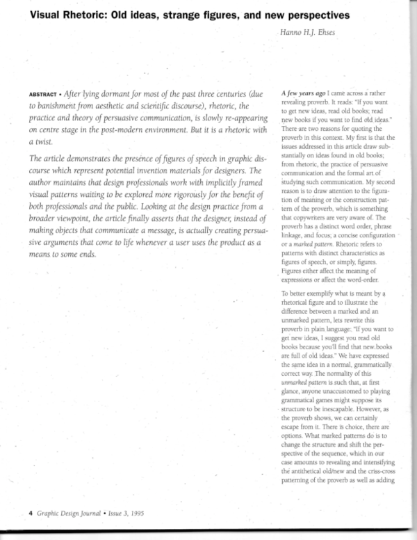 (PDF) Visual Rhetoric: Old ideas, strange figures, and new perspectives
