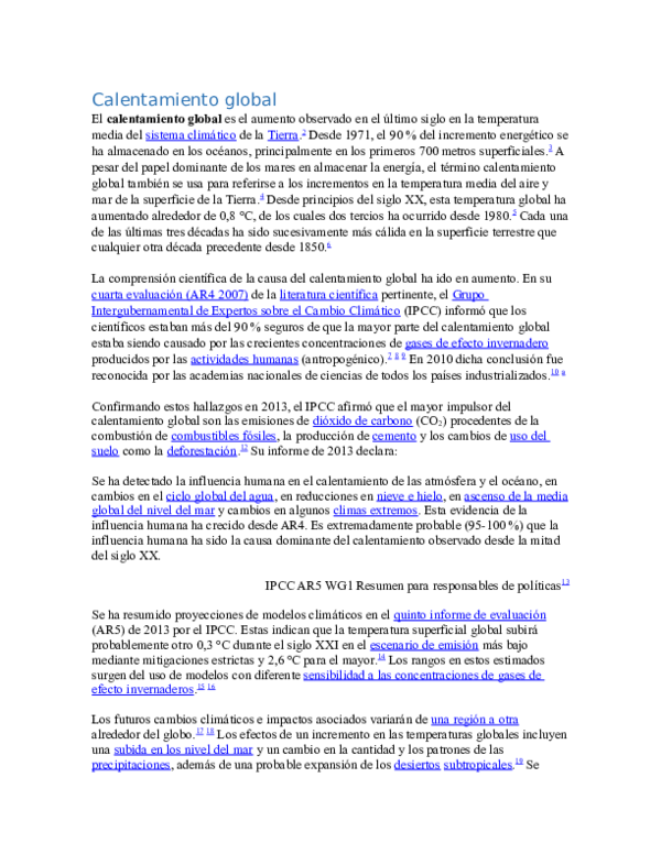 Calentamiento global essay 07 image
