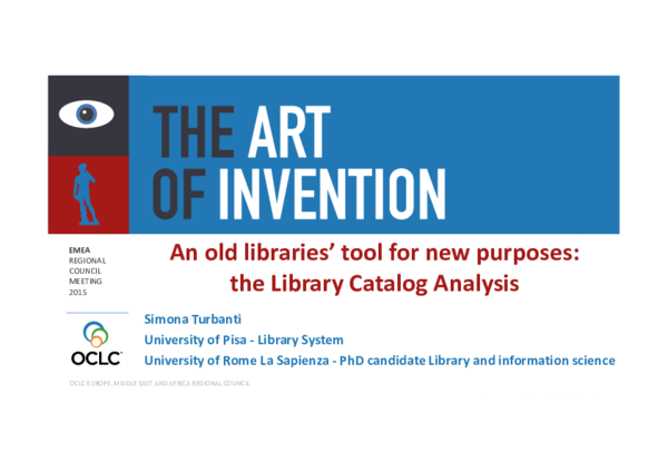 (PDF) An old libraries’ tool for new purposes: the Library Catalog Analysis