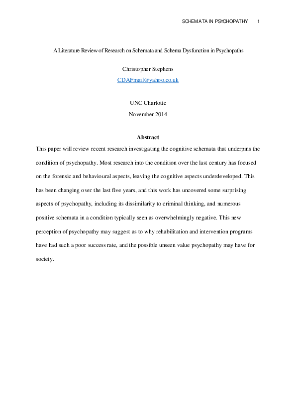 Literature review schema image