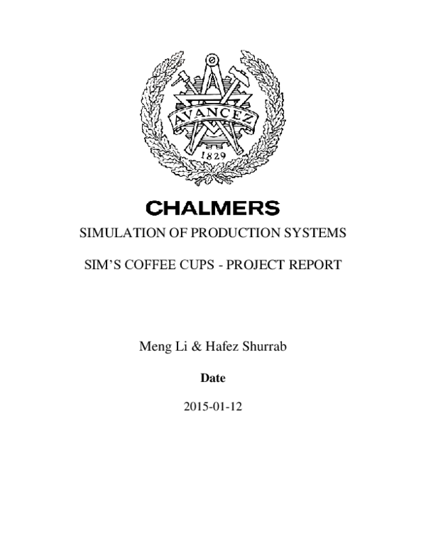 (PDF) Simulation of production systems: A case study for stainless ...