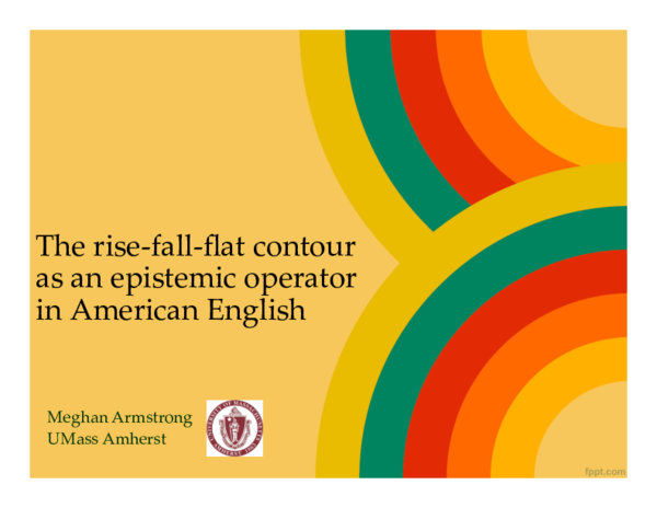 (PDF) The rise-fall-flat contour as an epistemic operator in American ...