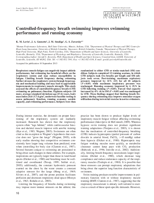 Swimming experience picture