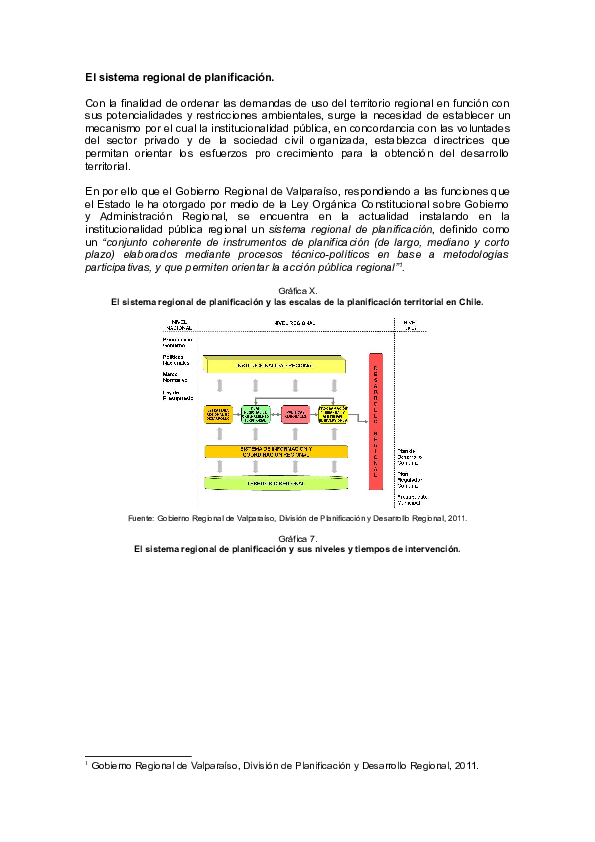 (DOC) El sistema regional de planificación