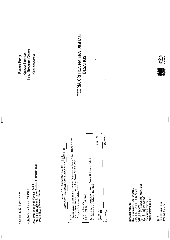 Adorno, Heidegger, Metafísica e Ontologia Eduardo Soares Neves Silva