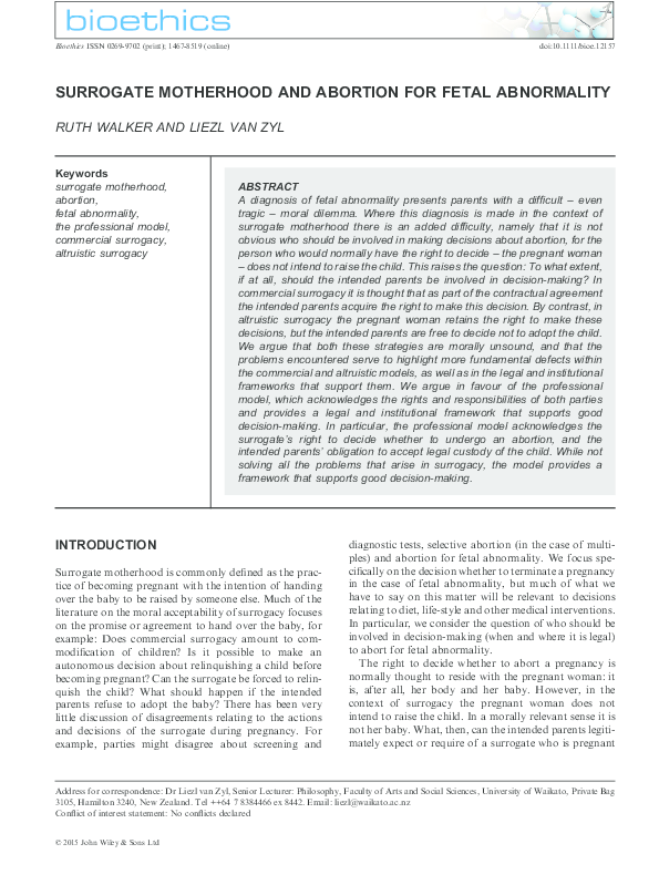 Case study on moral status fetal abnormality picture