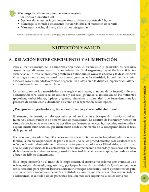 salud nutricion relacion