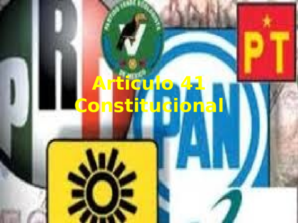 (PPT) Articulo 41 Constitucional