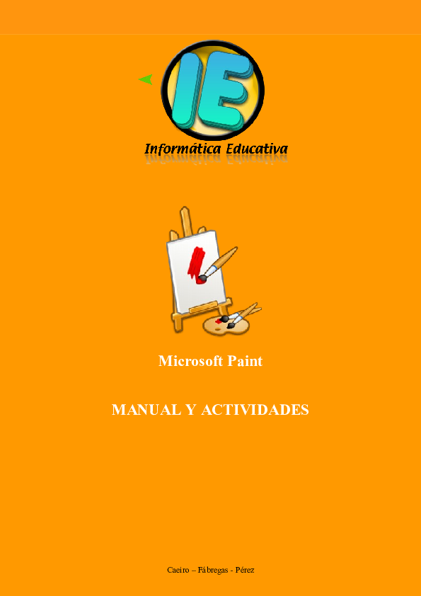 (PDF) Microsoft Paint MANUAL Y ACTIVIDADES Juan Carlos Arias