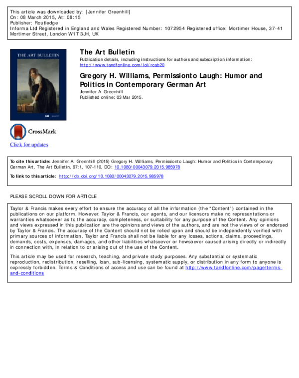 (PDF) Review of Gregory H. Williams, 