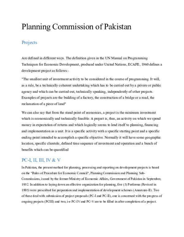 (DOC) Planning Commission of Pakistan Taylor Vaughn Academia.edu