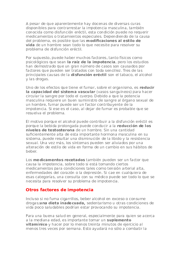 Pastillas tension alta impotencia