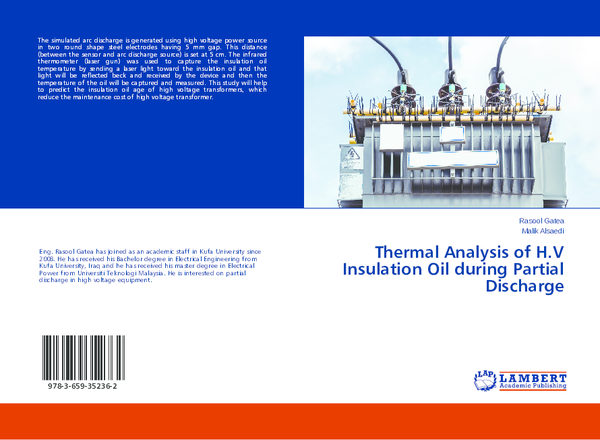 (PDF) thermal analysis of HV insulation oil during partial discharge