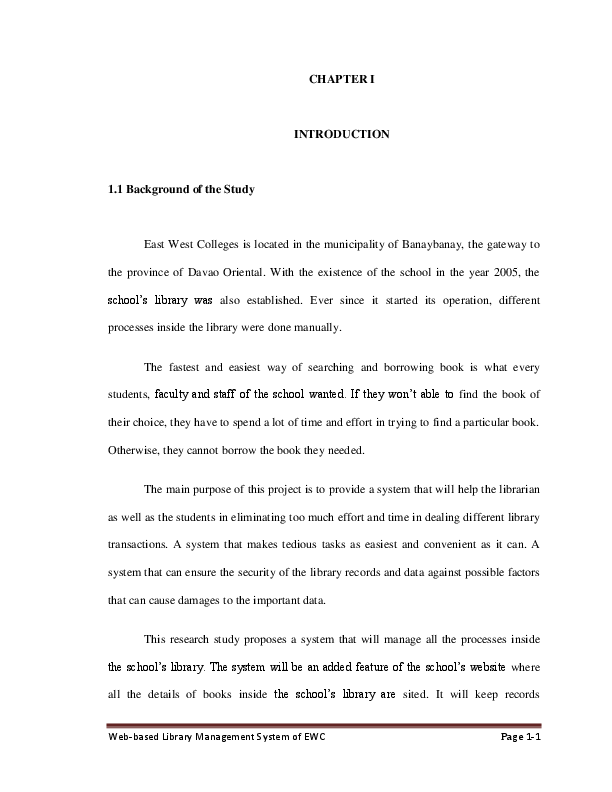 (PDF) based Library Management System of East West Colleges