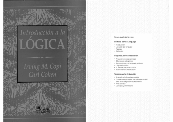 Introduccion A La Logica Irving Copi Segunda Edicion Pdf