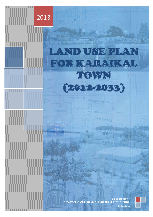 (PDF) Land Use plan Ramachandran Arumugam Academia.edu