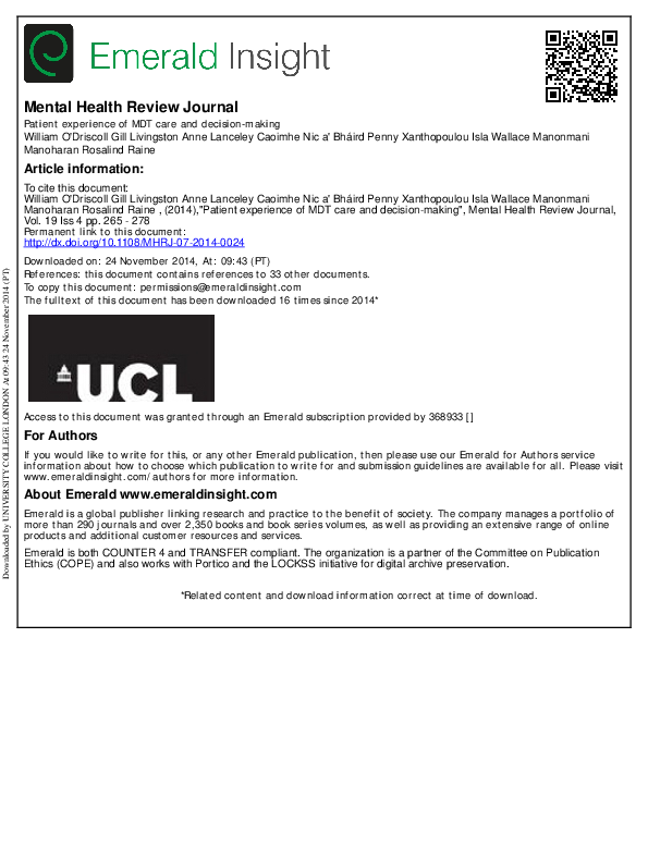 Multidisciplinary essay picture