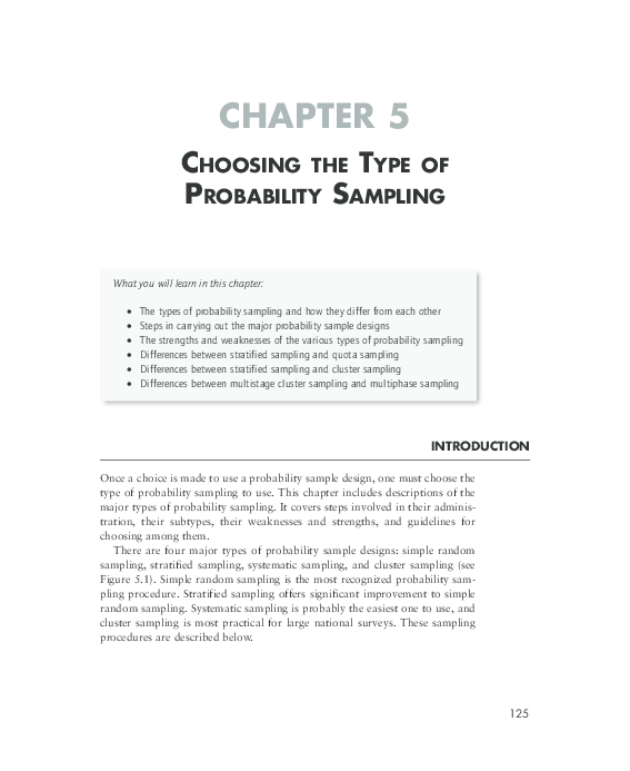 What is probability sampling in research picture