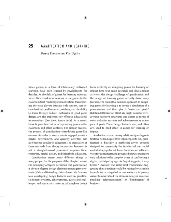 (PDF) Gamification and Learning
