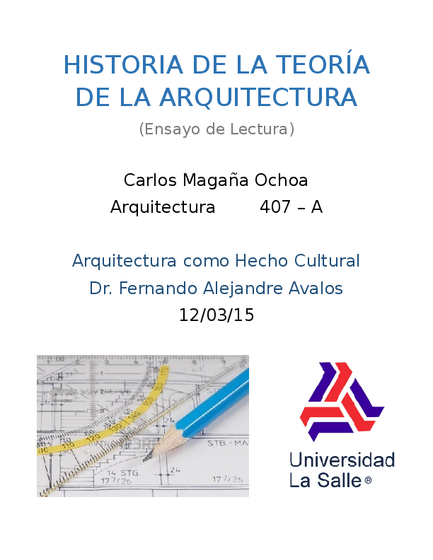 Teoria de la arquitectura ensayo_teoria_online