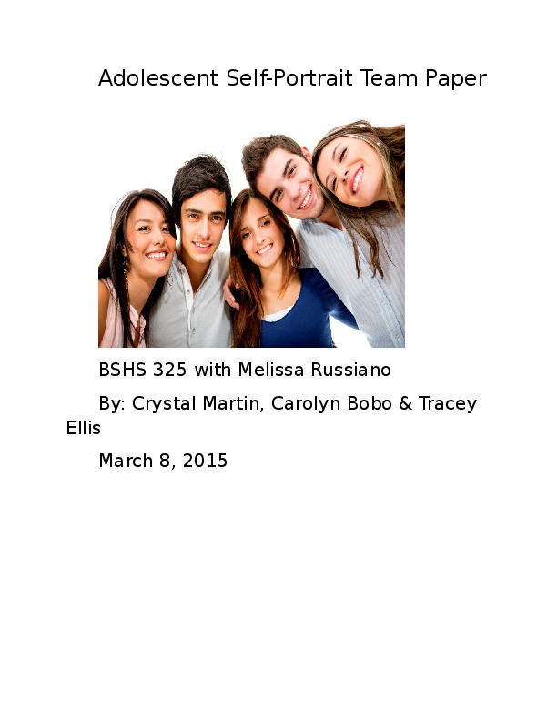 How to write a self portrait essay image