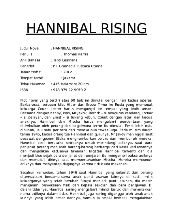 Hannibal rising rotten tomatoes picture