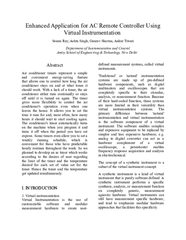 (DOC) Enhanced Application for AC Remote Controller Using Virtual ...