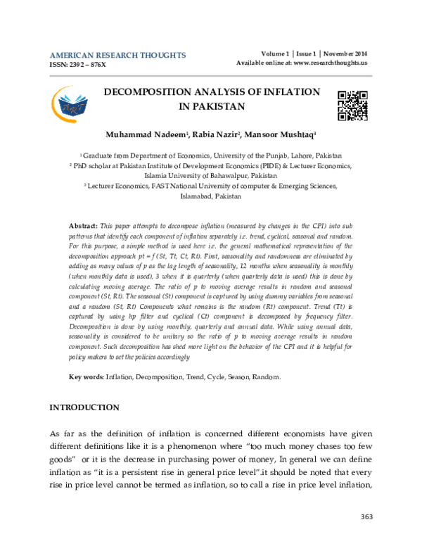 Process decomposition model picture