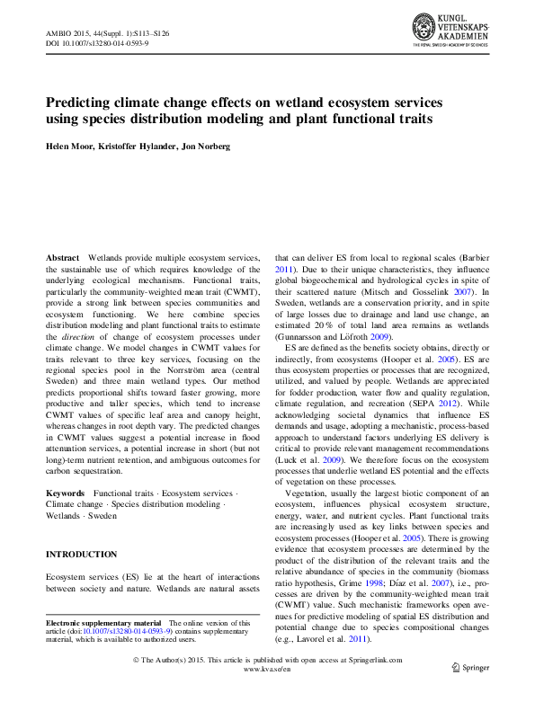 Essay on wetland conservation image